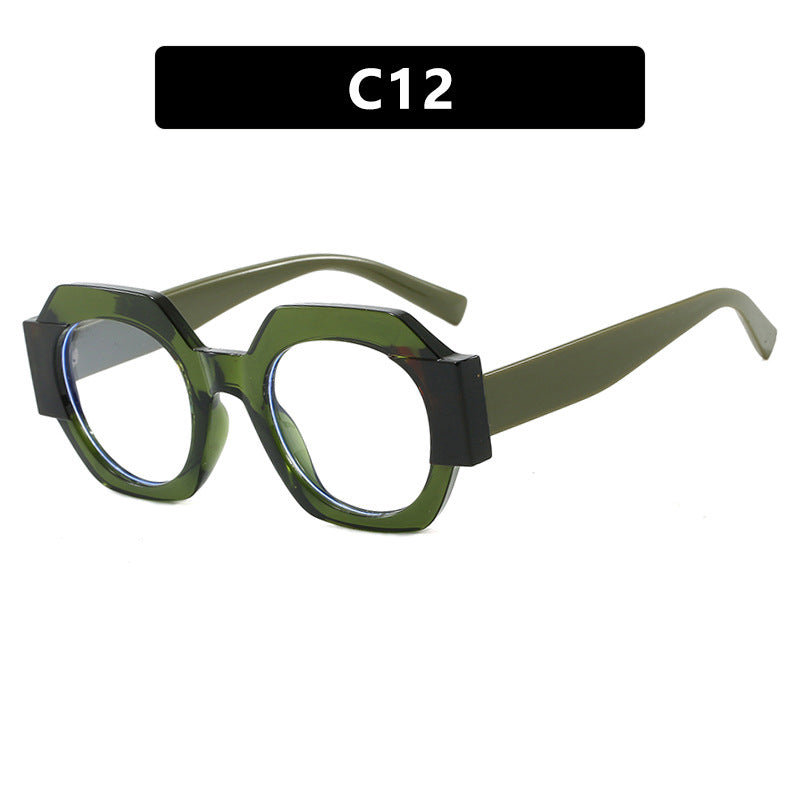 Damen trendige Sonnenbrille im hexagonalen Design Brehn