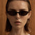Damen modische Sonnenbrille im avantgardistischen Design Brehn