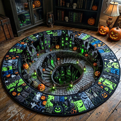 Halloween-inspirierter dekorativer Teppich