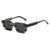 Damen moderne Sonnenbrille mit eckigem Rahmen und UV-Schutz Brehn
