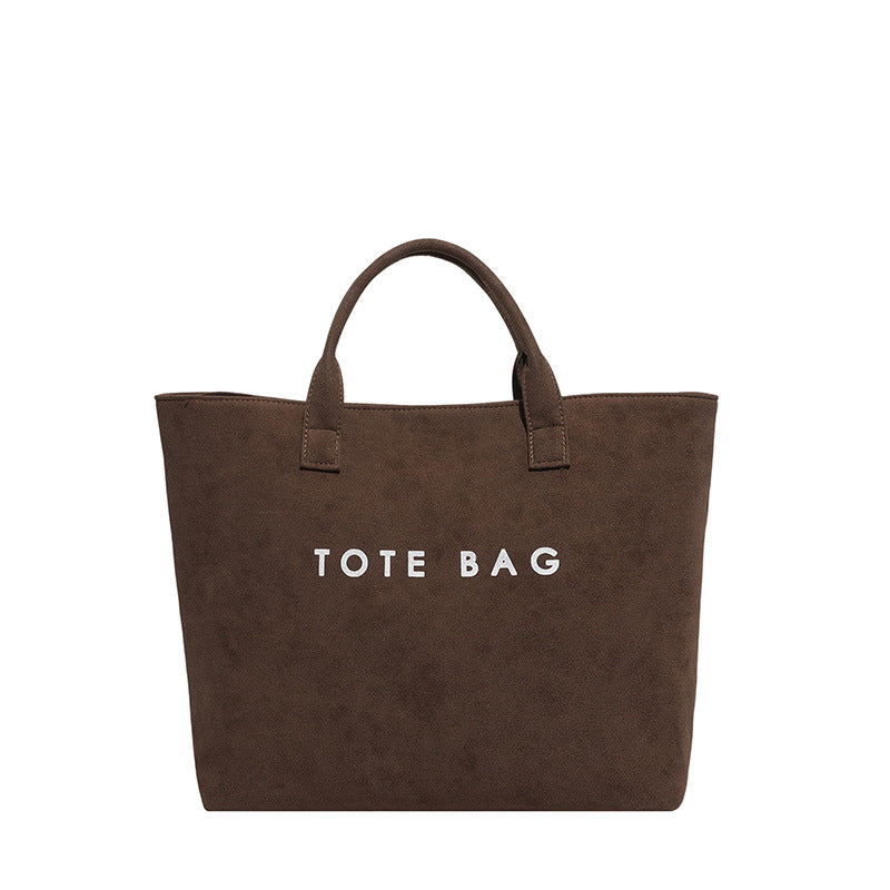 Stylische Faux Wildleder Tragetasche