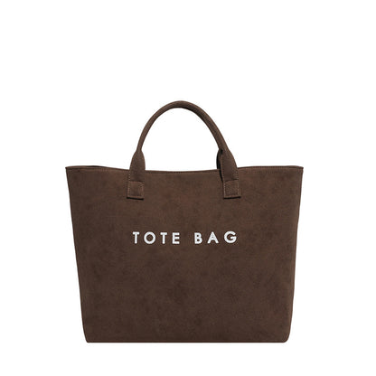 Stylische Faux Wildleder Tragetasche