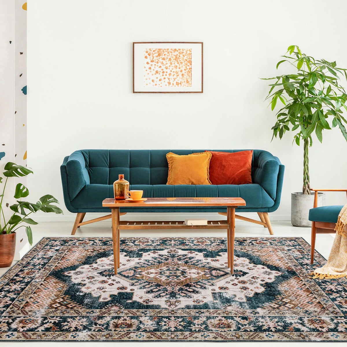 Vintage-inspirierter Teppich Brehn