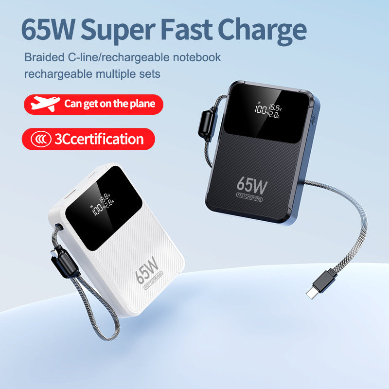 Tragbare Powerbank mit Intelligenter Schnellladefunktion und Digitaler Anzeige Brehn