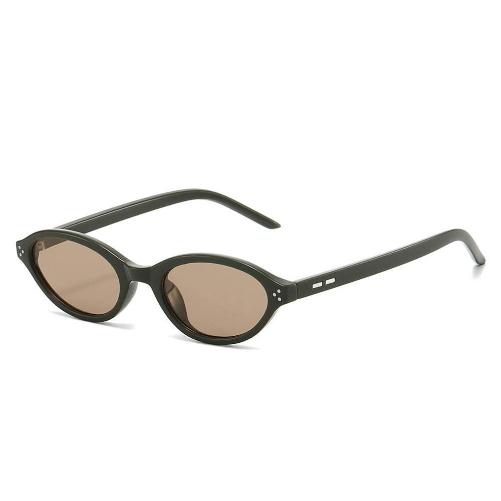 Retro-inspirierte ovale Rahmen-Sonnenbrille Brehn 1787812534