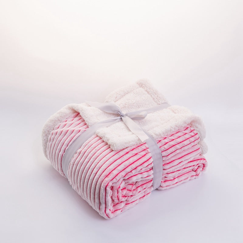 Damen luxuriöse und weiche Kuscheldecke mit samtiger Oberfläche Brehn