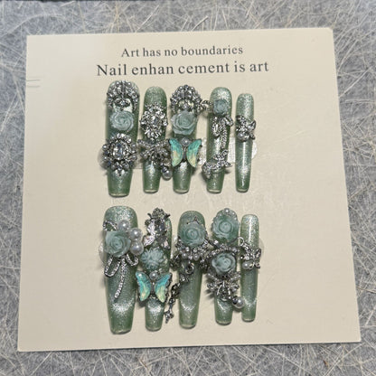 Premium 3D Dekorative Nagelkunst Tipps