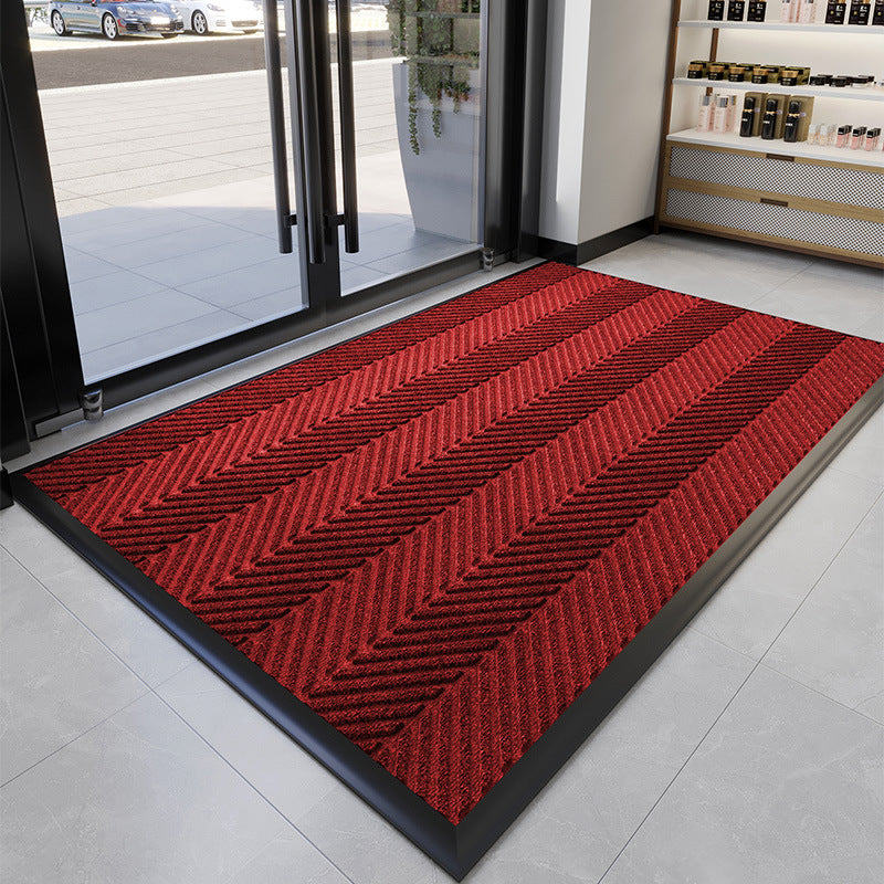 Dekorative Chevron-Muster Eingangsmatte Brehn