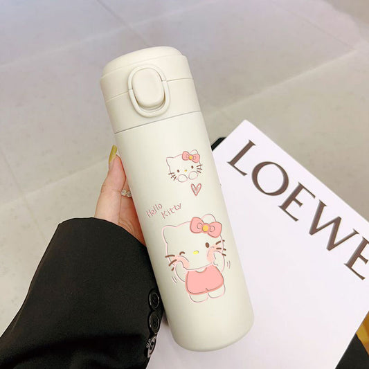 Damen Isolierte Trinkflasche mit charmantem Hello Kitty Design Brehn
