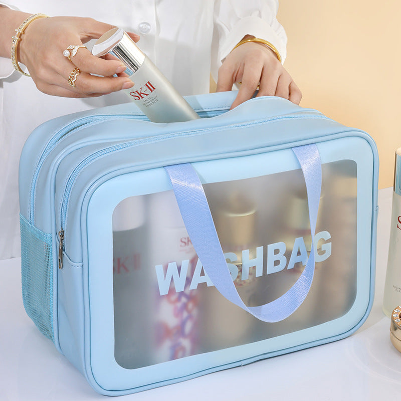 Kosmetik-Transporttasche Mit Transparentem Sichtfenster Und Vielseitigem Fächerdesign Brehn