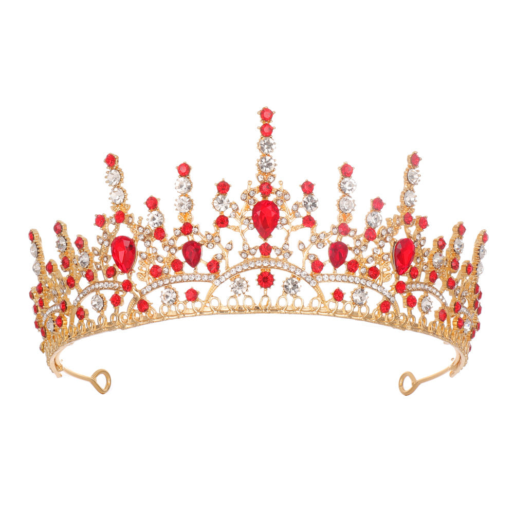 Damen Elegante Kristall-Tiara mit filigranem Design Brehn