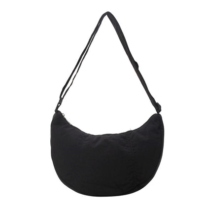 Weiches Stoff Hobo Schultertasche
