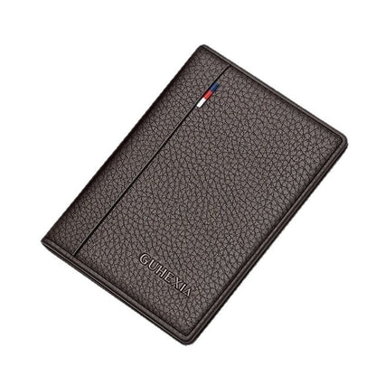 Herren RFID-blockierende Lederkartenhalter