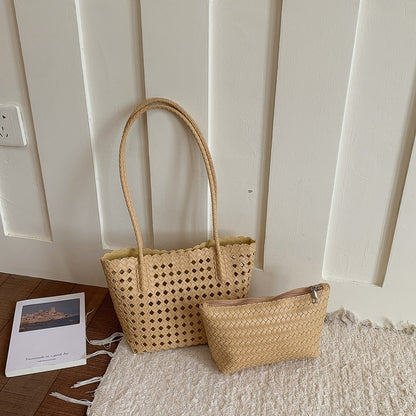 Chic handgewebte Tragetasche