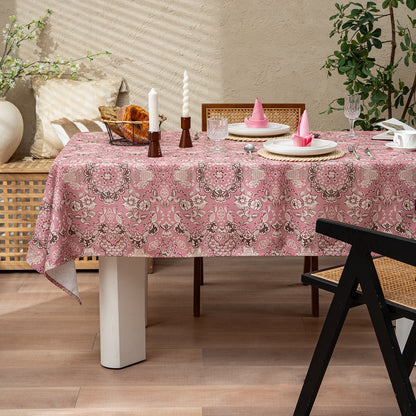 Rechteckige Tischdecke im Landhausstil aus Baumwollmischgewebe mit floralem Allover-Print Brehn
