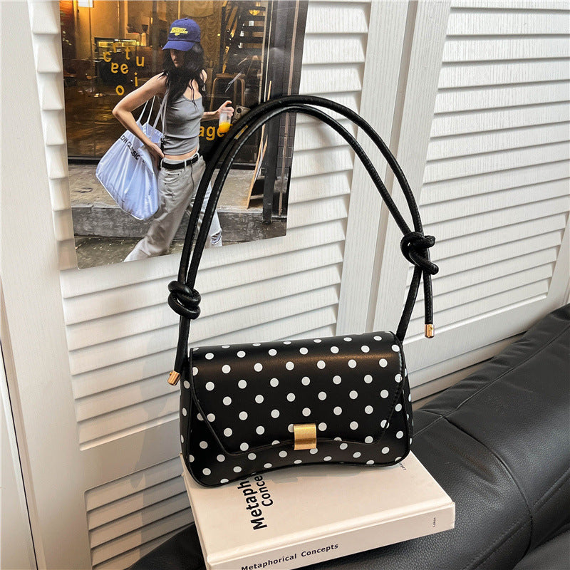 WoChic Polka Dot Schulter Handtasche Brehn