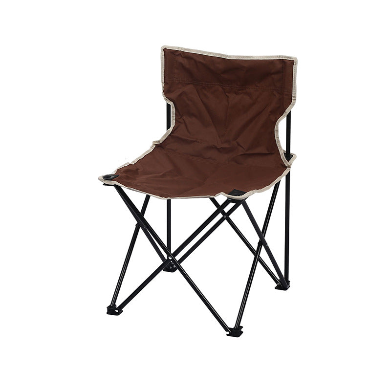 Faltstuhl mit ergonomischer Rückenlehne und robustem Gestell Brehn
