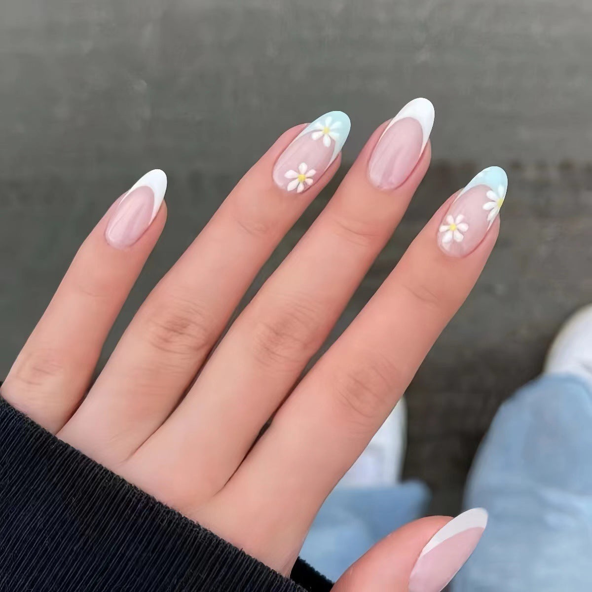 Künstlerisches Florales Acryl-Nagelkunst-Set