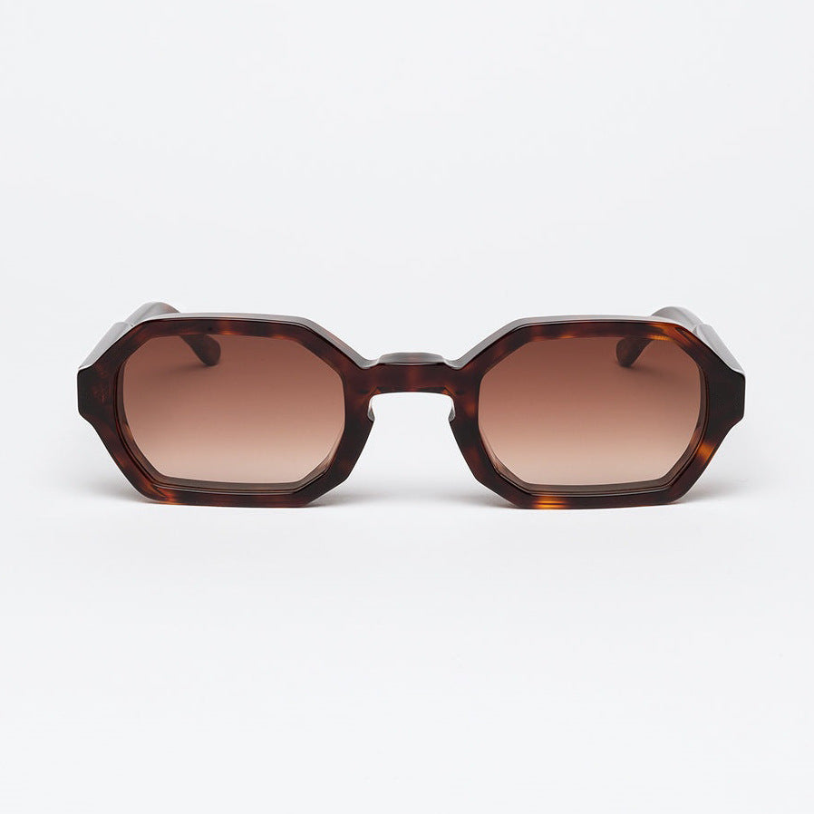 Damen stylische Sonnenbrille mit hochwertigem achteckigen Rahmen Brehn