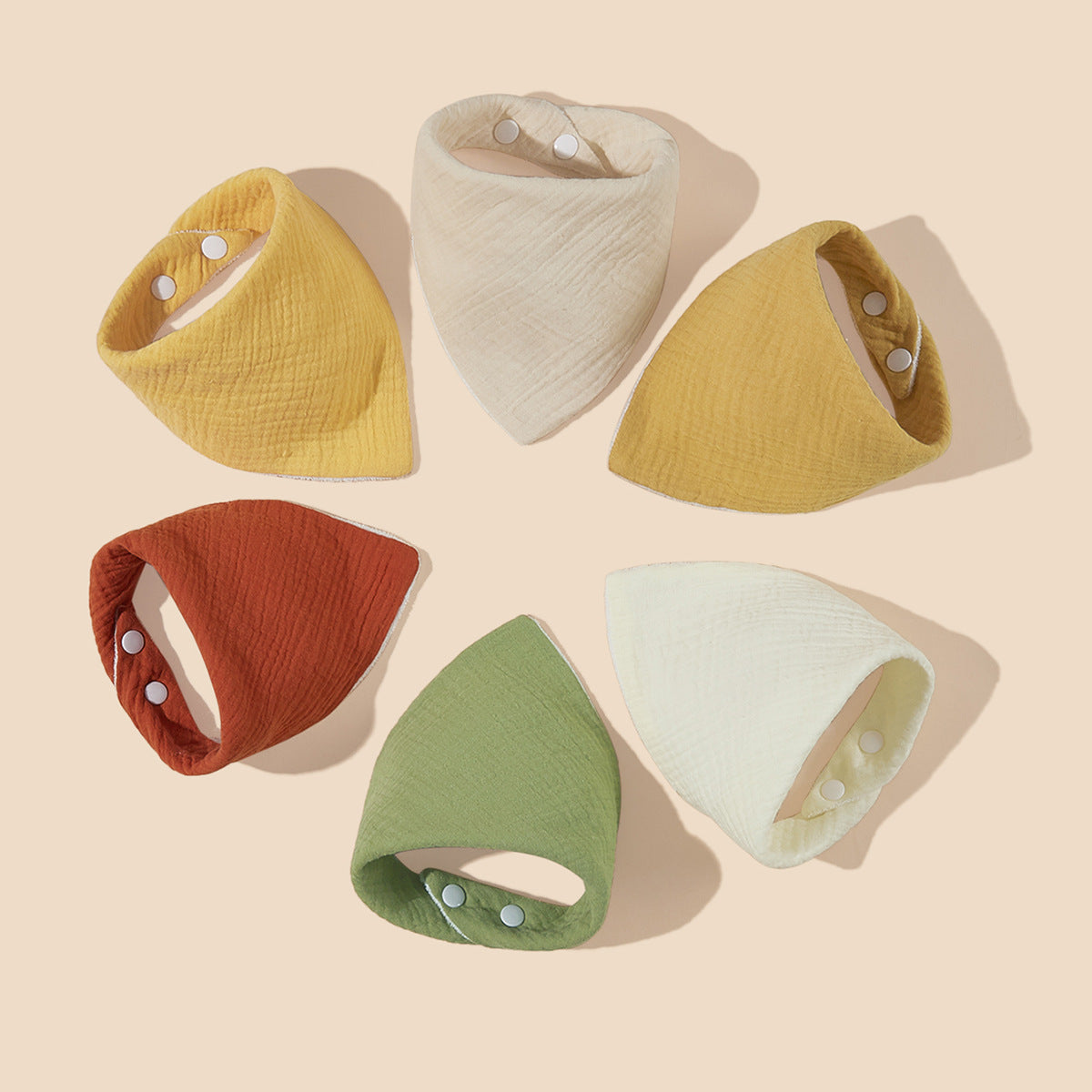 Weiche Musselin Bandana Lätzchen Set Brehn