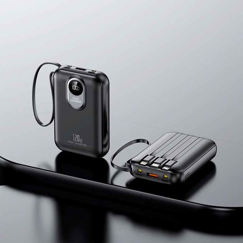 Tragbare Powerbank mit Schnellladefunktion und Digitaler Ladestandanzeige Brehn