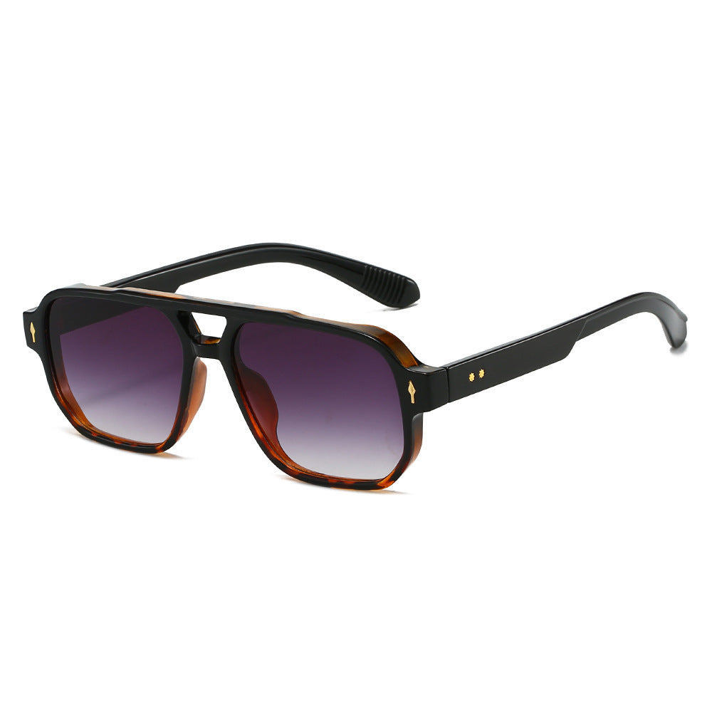 Oversized geometrische Sonnenbrille mit verbesserter UV-Schutz Brehn