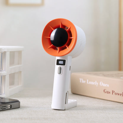 Unisex Tragbarer Handventilator mit LCD-Display und USB-Ladefunktion Brehn