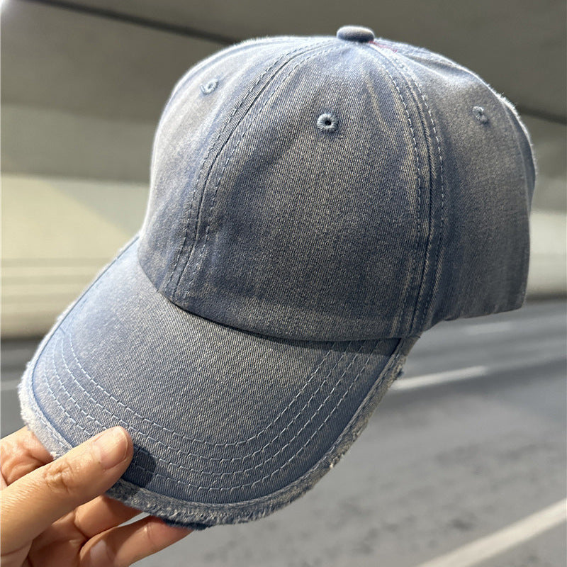 Damen Distressed Denim Baseball Cap Brehn 1784084028