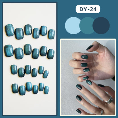 Funkelnd Elegantes Press-On Nagelset Brehn