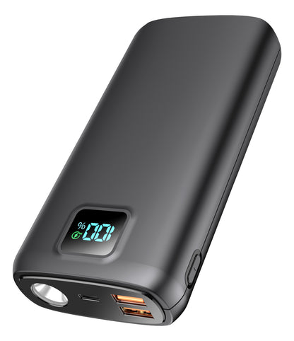 Hochleistungs-Powerbank mit LED-Display und Schnellladefunktion Brehn