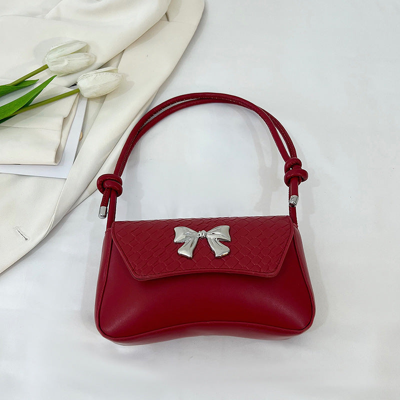 Chic Bow-Detail Handheld Clutch Bag Brehn