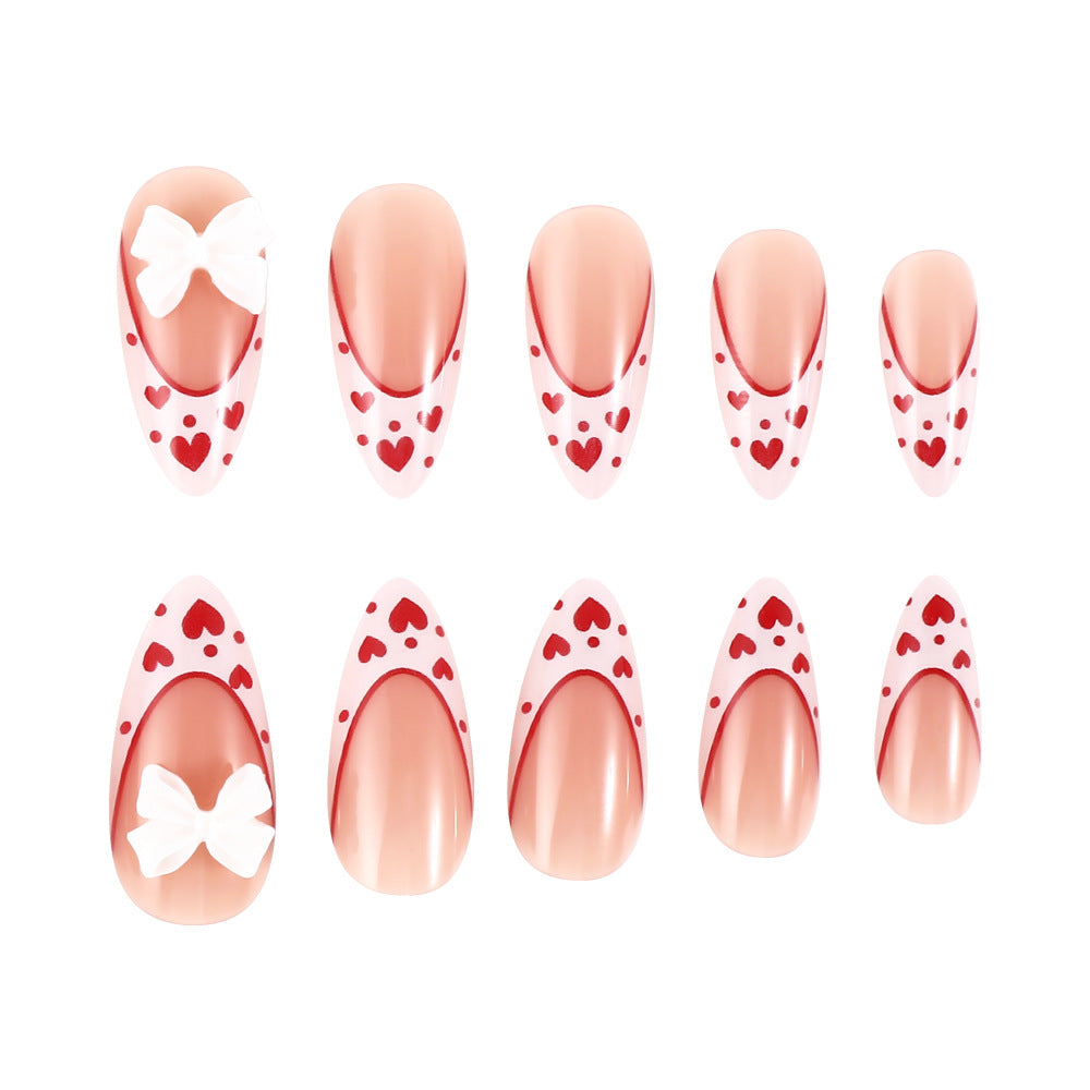 Herz-Themen Nagelkunst Design Brehn