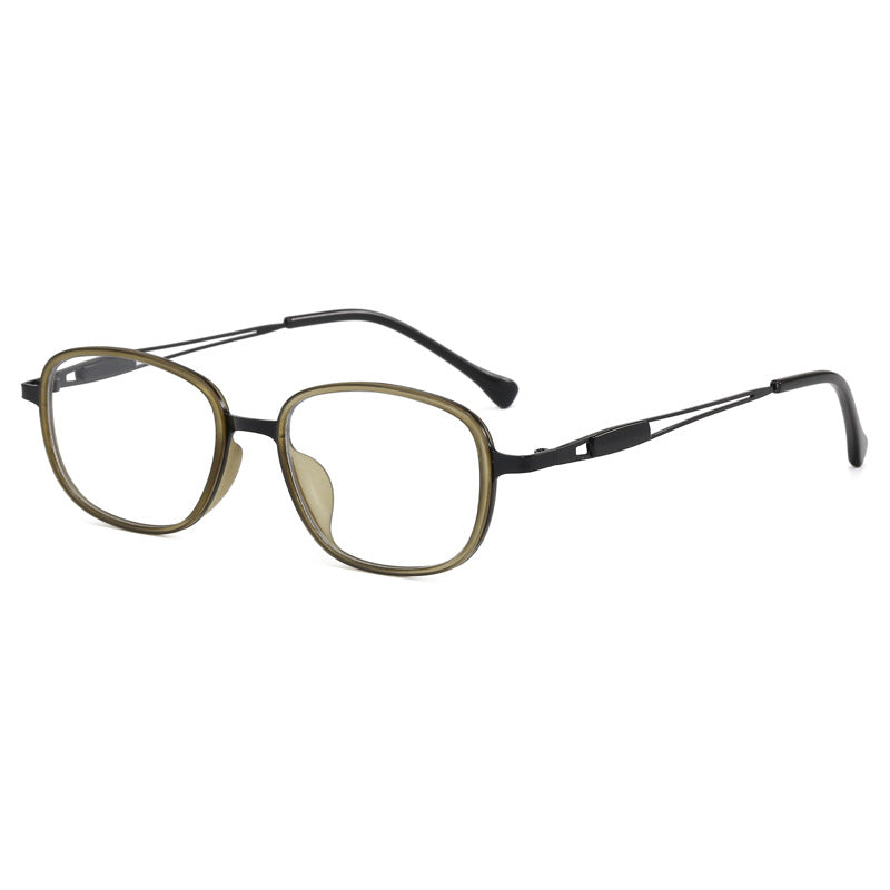Modische Sonnenbrille mit Quadratischem Rahmen und Schmalem Metallgestell Brehn