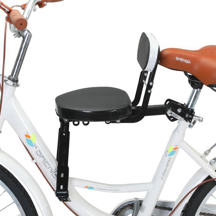 abnehmbarer gepolsterter Fahrradpassagiersitz mit verstellbarer Rückenlehne und verstärkter Halterung Brehn