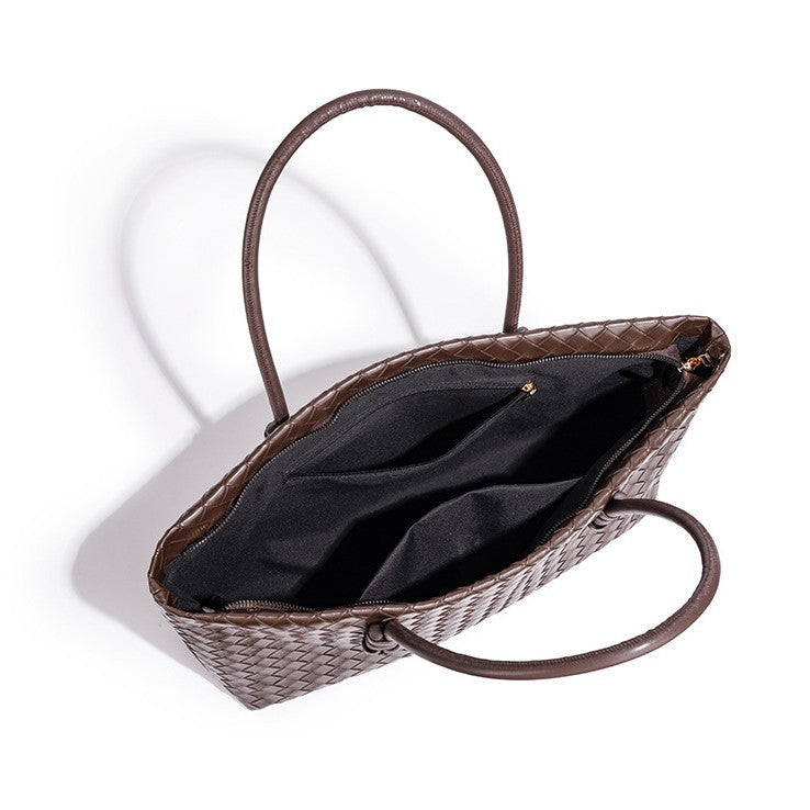 Woven Leather Tote Bag Brehn