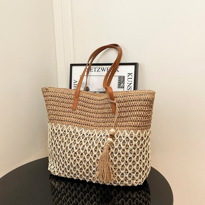 Sommerliche Makramee Schultertasche Brehn