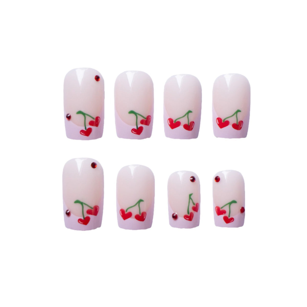 Kirsche-Themen Nagelkunst Set