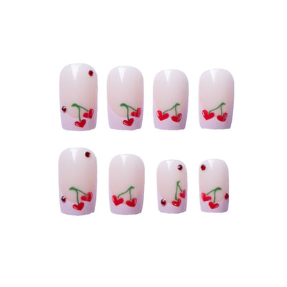 Kirsche-Themen Nagelkunst Set