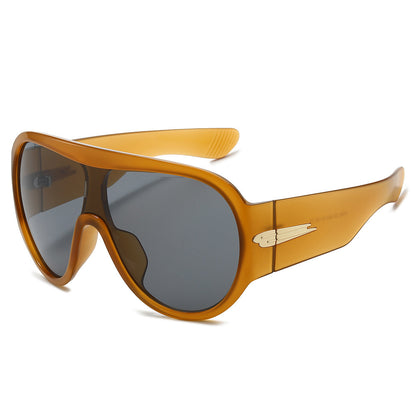 Oversized Retro Shield Sonnenbrille Brehn 1787812378