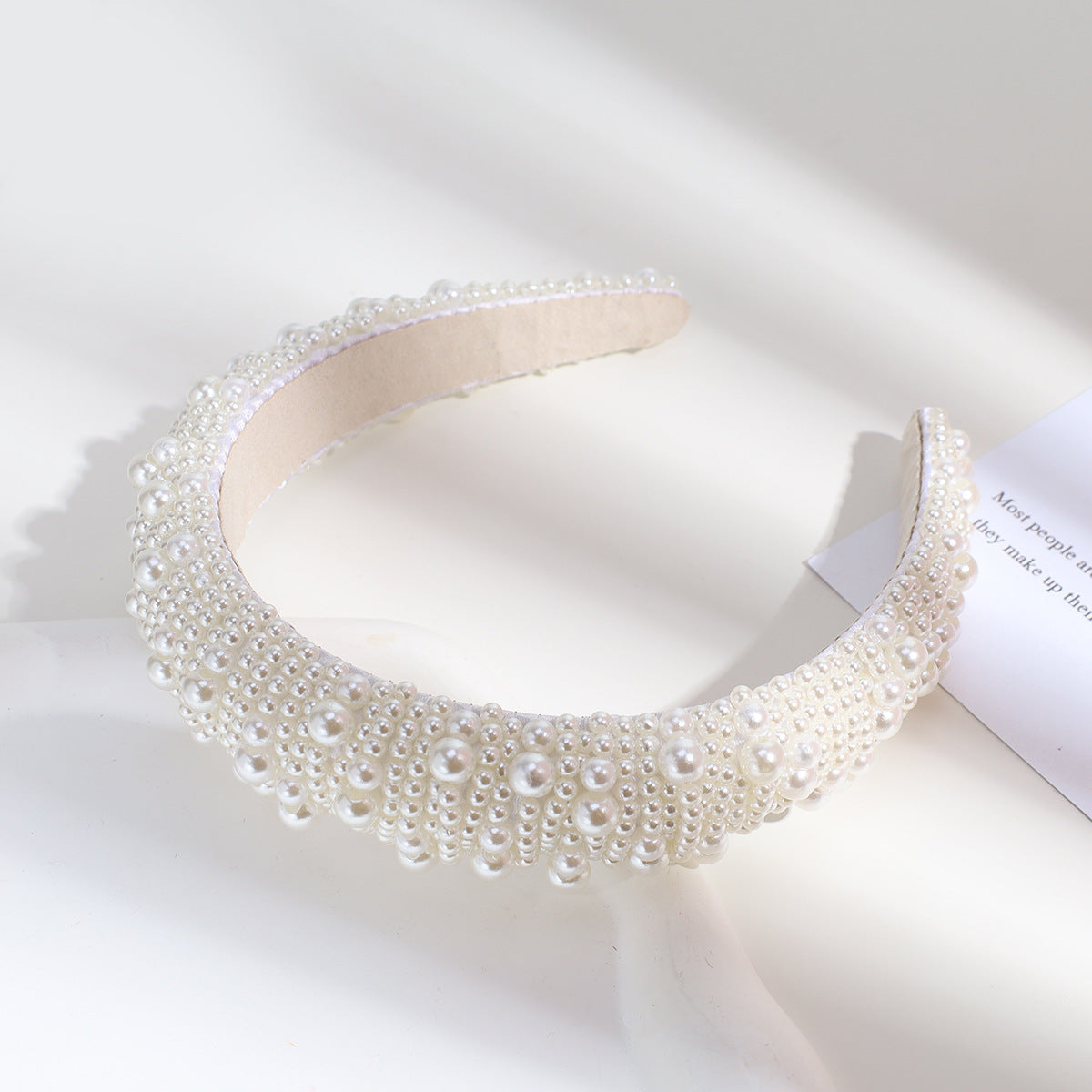 Damen Braut-Satinband mit funkelnden Kristallen Brehn