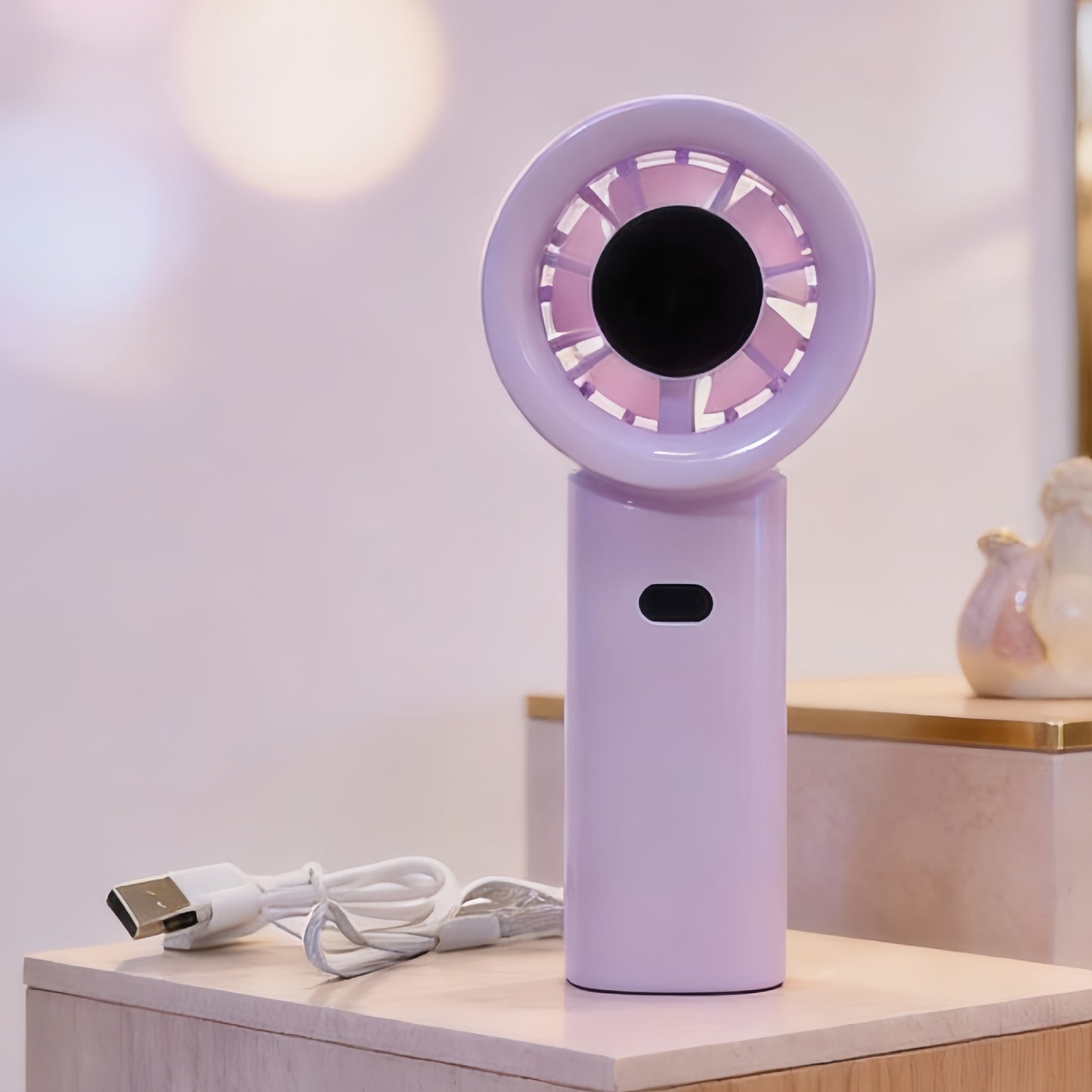 Damen tragbarer Mini-Handventilator mit innovativem Design Brehn