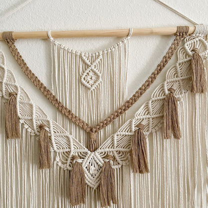 Macrame Wandkunst Dekor Brehn