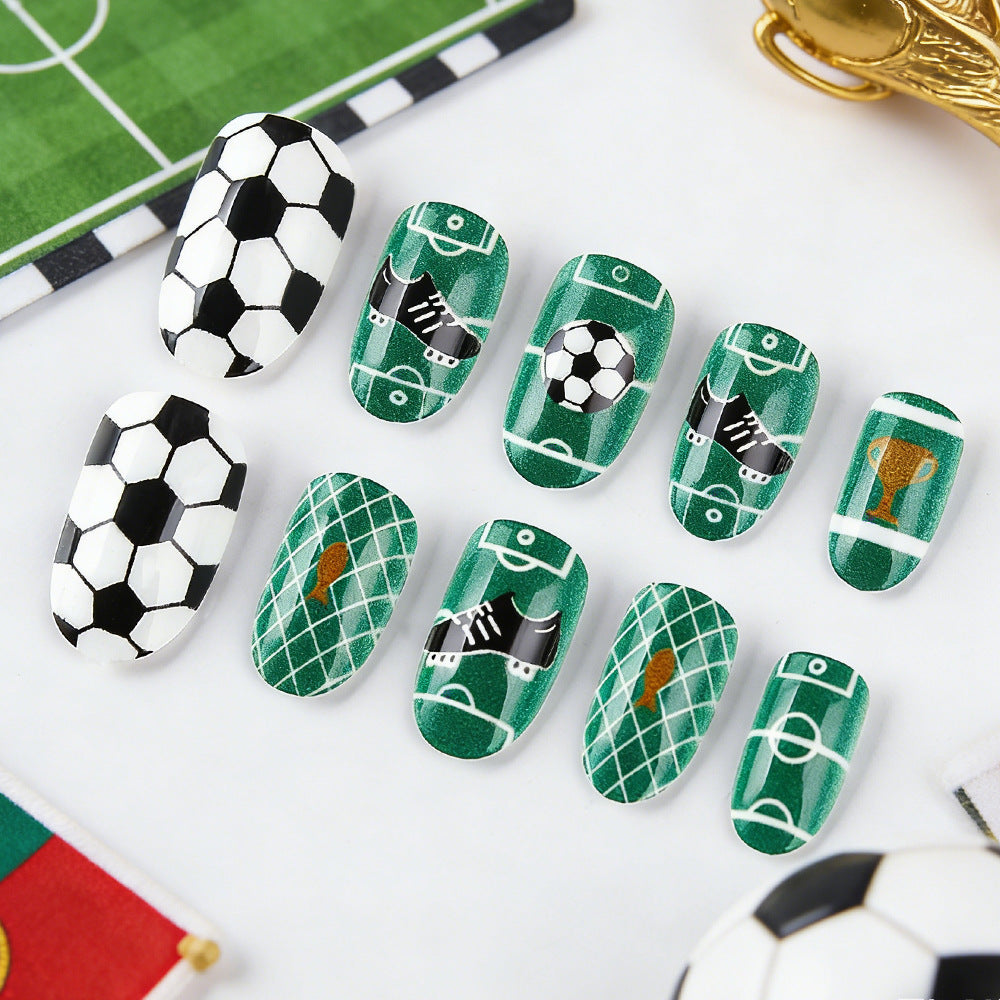 Themen Fußball Nagel Kunst Set Brehn