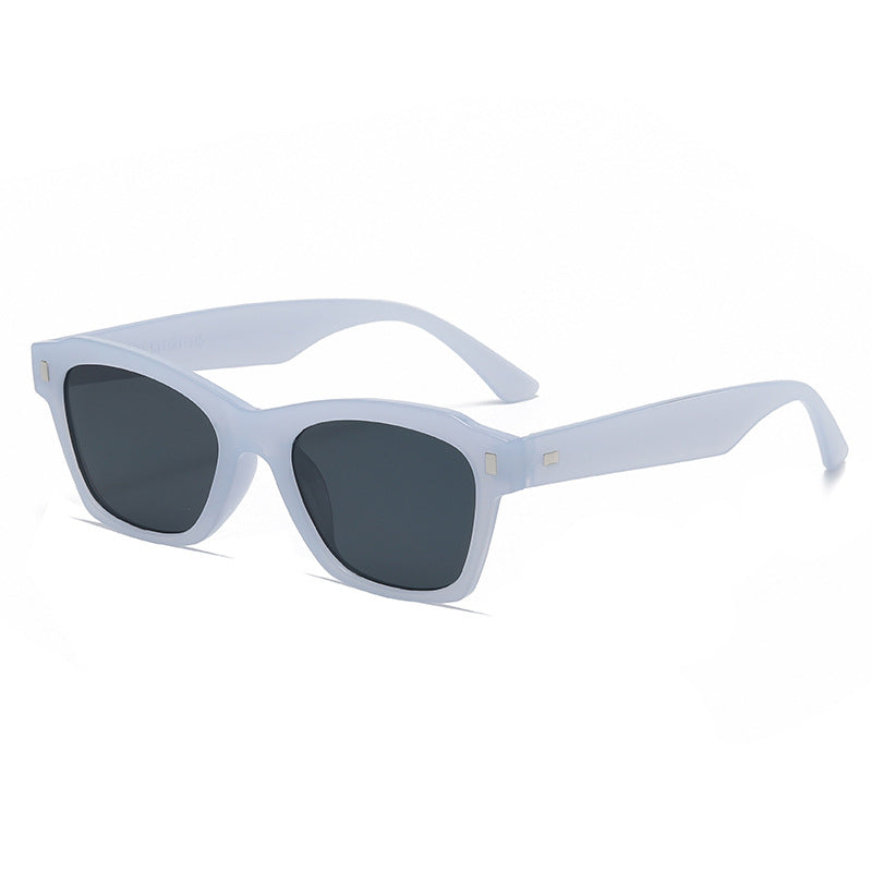 Damen modische Sonnenbrille mit transparentem Rahmen und hochwertigem UV-Schutz Brehn