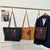 Elegante Kunstleder Tote Bag Brehn
