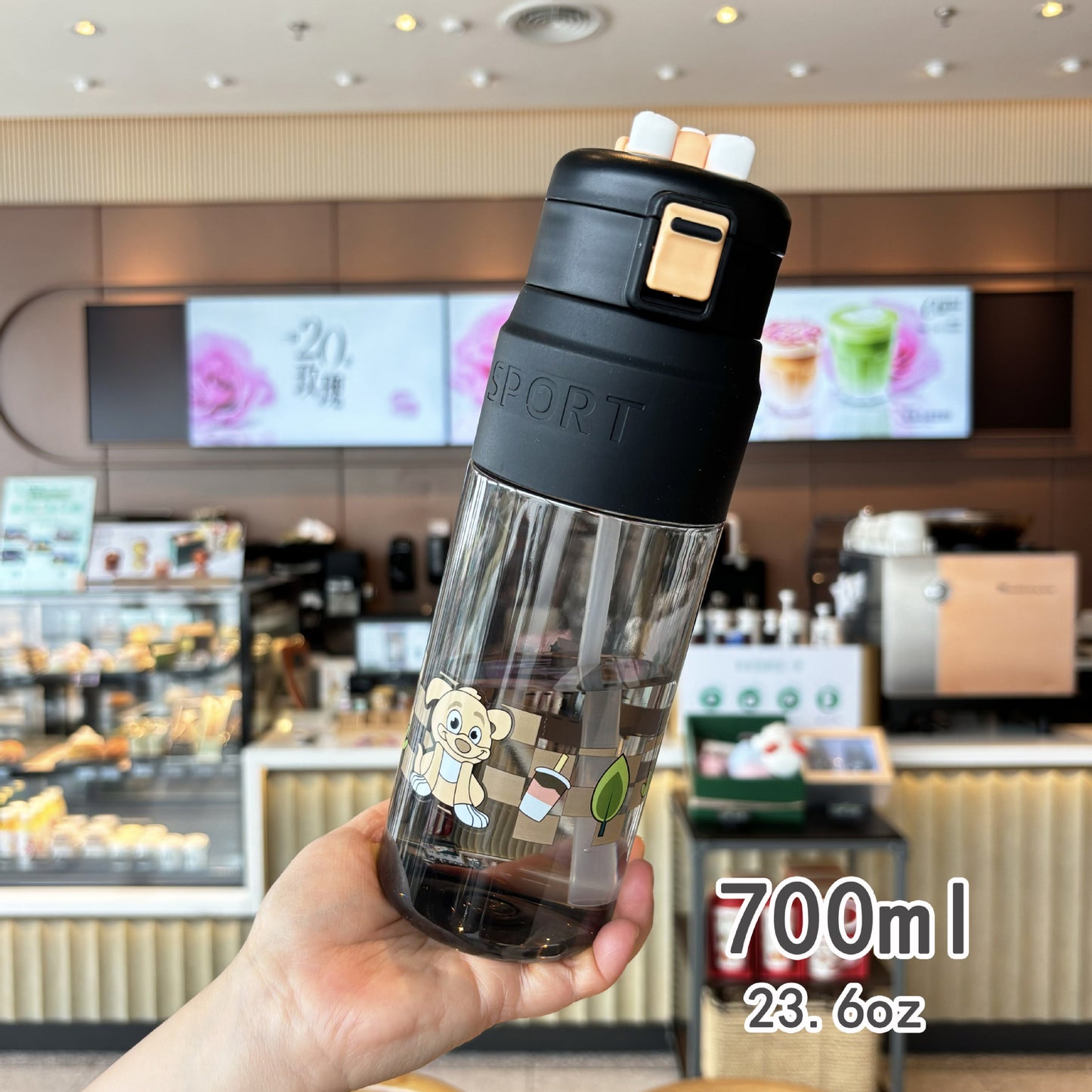 Damen kreative Sport-Trinkflasche Brehn