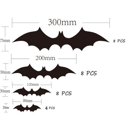 Dekoratives Bat Wandkunst-Set Brehn