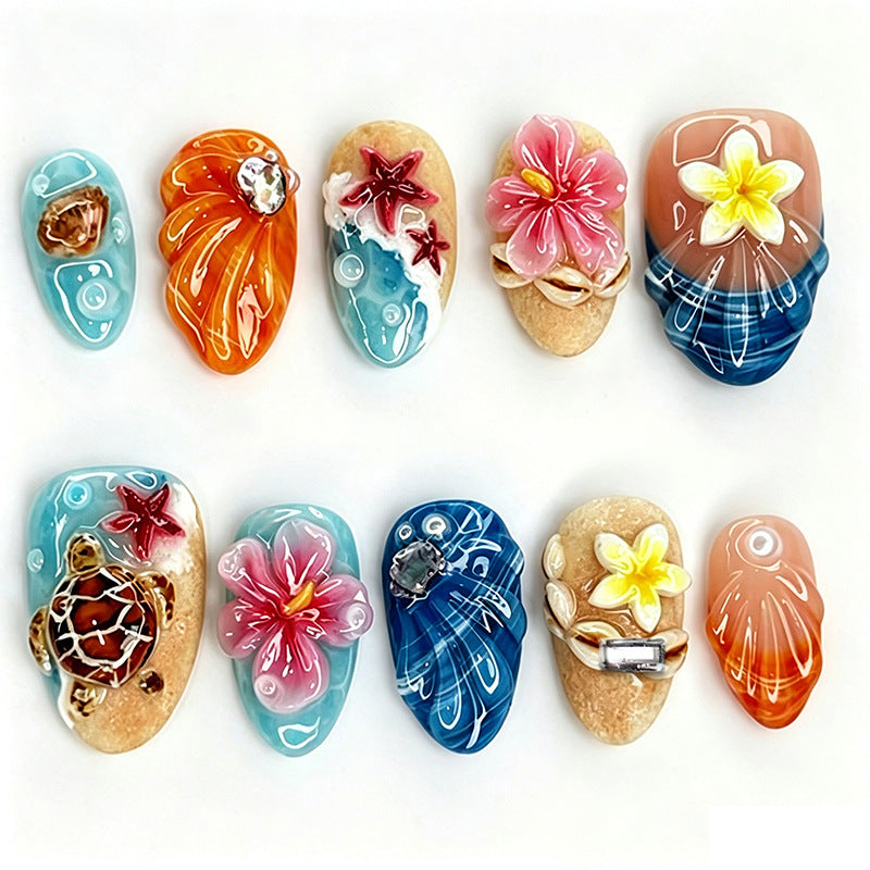 Luxus Nagelkunst-Set mit galaktischen Motiven Brehn