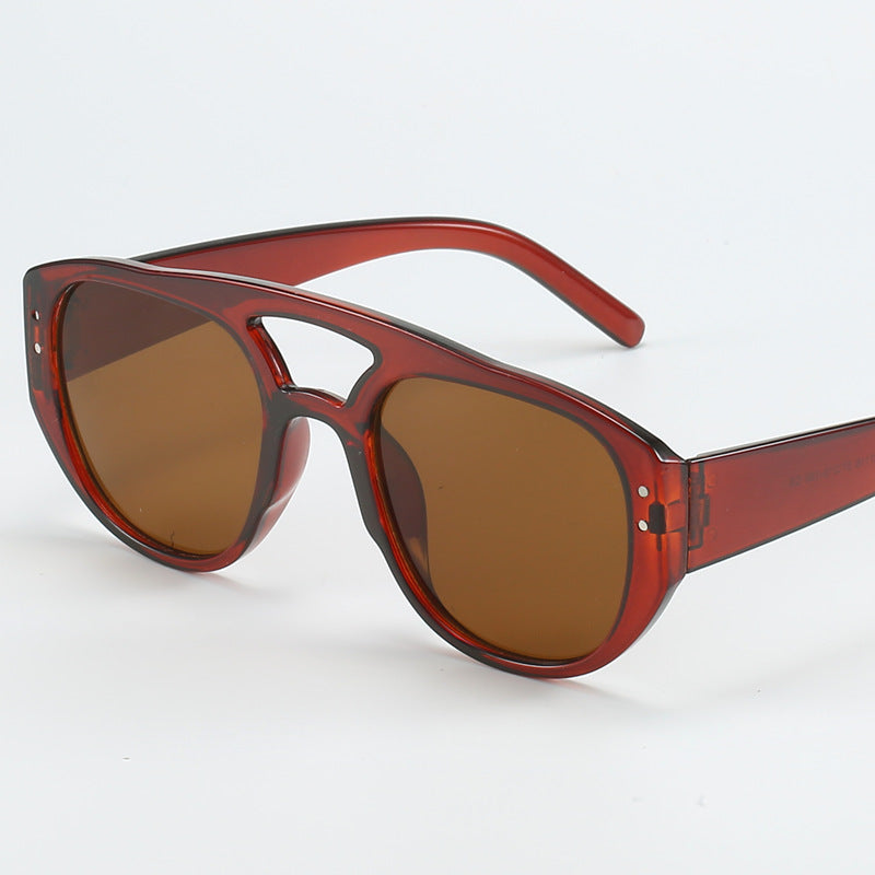 Damen Modische Sonnenbrille im stilvollen Leopardenmuster Brehn