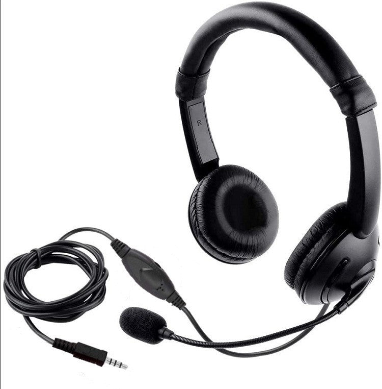 Leichtes kabelgebundenes Headset mit Mikrofon Brehn
